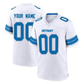 Kooe Custom D.Lions White Alternate Home Game Any Name & Numbers Stitched Jerseys