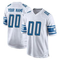 Kooe Custom D.Lions White Home Game Any Name & Numbers Stitched Jerseys