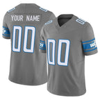Kooe Custom D.Lions #Gray Vapor F.U.S.E. Limited Home Game Any Name & Numbers Stitched Jerseys