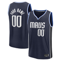 Kooe Custom D.Mavericks Navy Fast Break Jerseys - Statement Edition