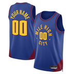 Kooe Custom D.Nuggets Blue 2022-23 Swingman Jerseys - Statement Edition