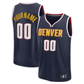 Kooe Custom D.Nuggets Navy Fast Break Jerseys - Icon Edition
