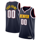 Kooe Custom D.Nuggets Navy Swingman Jerseys - Icon Edition