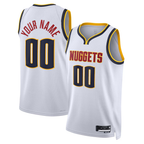 Kooe Custom D.Nuggets White Swingman Jerseys - Association Edition