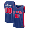 Kooe Custom D.Pistons  Blue Fast Break Jerseys - Icon Edition