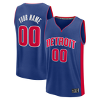 Kooe Custom D.Pistons  Blue Fast Break Jerseys - Icon Edition