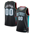 Kooe Custom D.Pistons Charcoal 202526 City Edition Swingman Jerseys