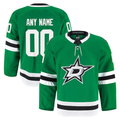 Kooe Custom D.Stars Kelly Green Home Authentic Pro Jerseys