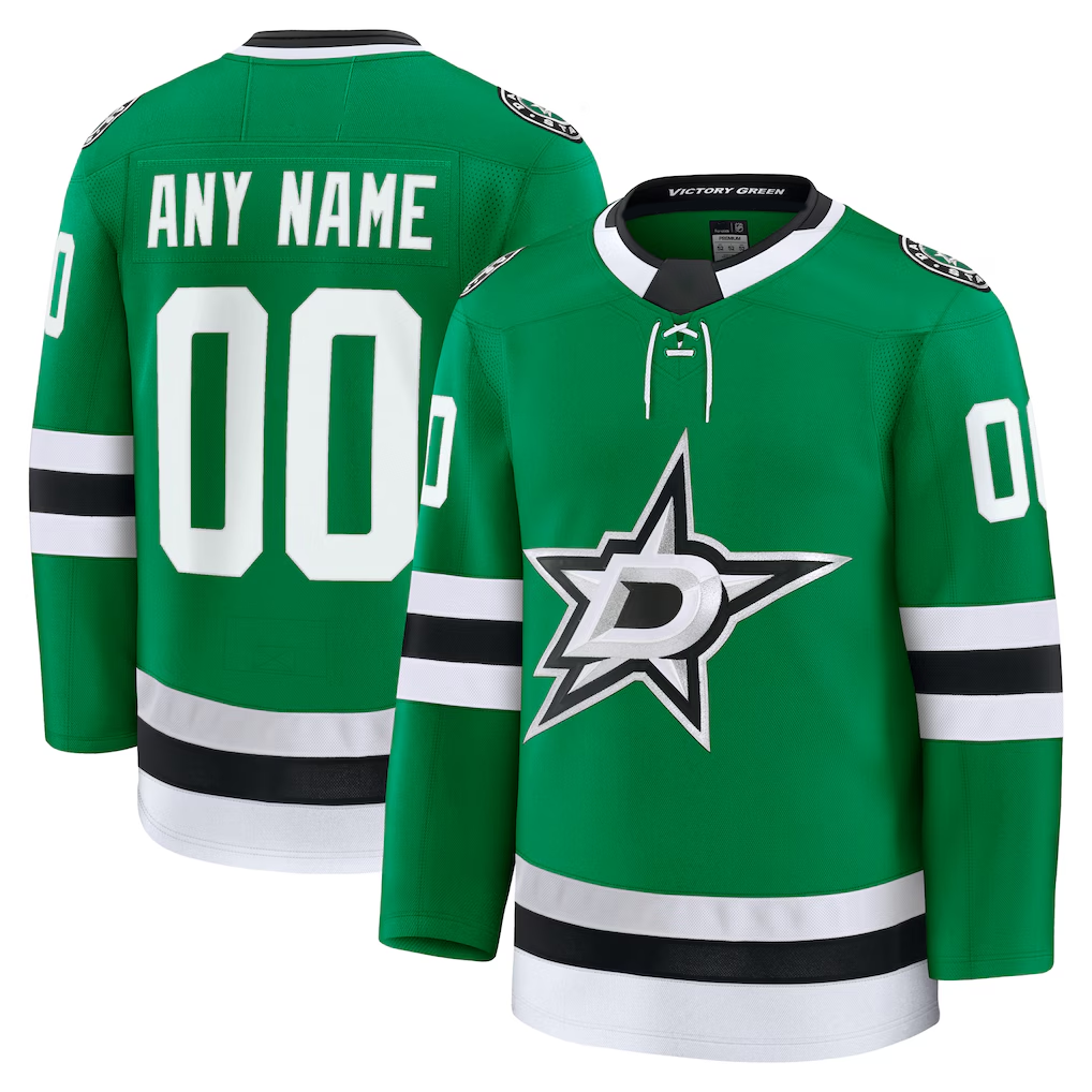 Kooe Custom D.Stars Kelly Green Home Premium Jerseys