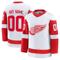 Kooe Custom D.Red wings White Away Premium Jerseys