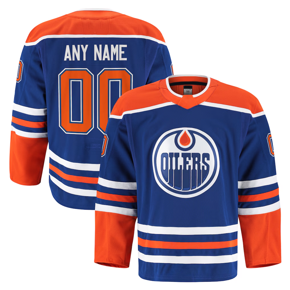 Kooe Custom E.Oilers Royal Home Authentic Pro Jerseys