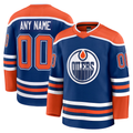 Kooe Custom E.Oilers Royal Home Premium Jerseys