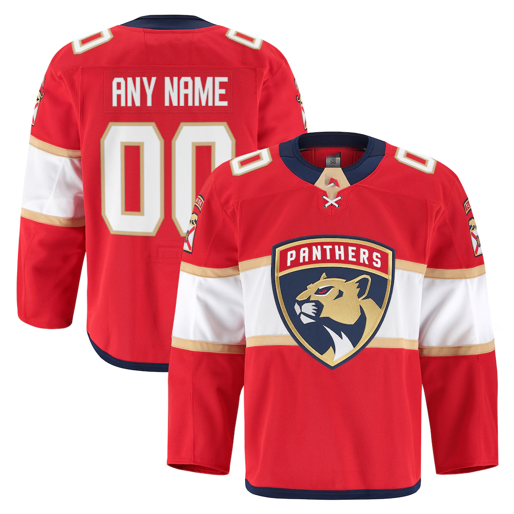 Kooe Custom F.Panthers Red Home Authentic Pro Jerseys