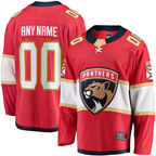 Kooe Custom F.Panthers Red Home Breakaway Jerseys