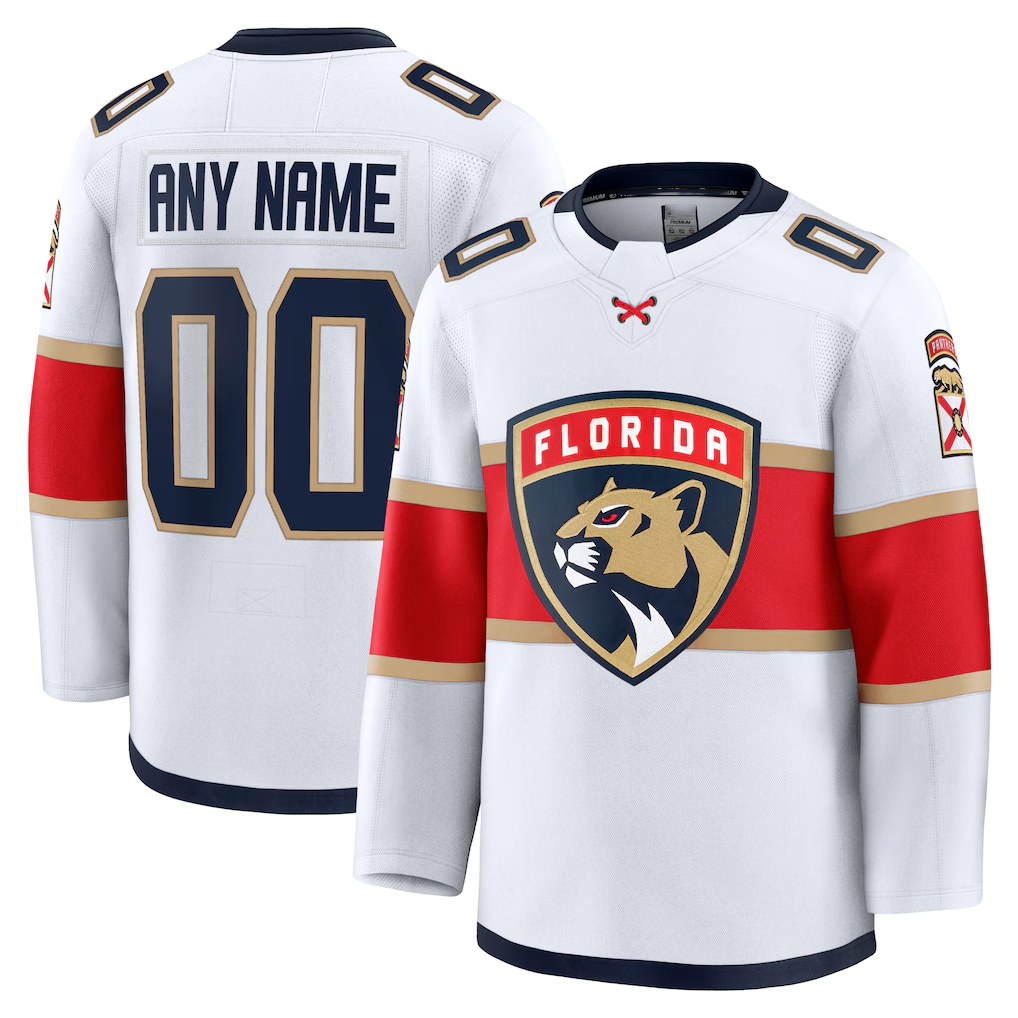 Kooe Custom F.Panthers White Away Premium Jerseys
