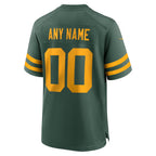 Kooe Custom GB. Packers Green Alternate Game Stitched Jerseys
