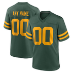 Kooe Custom GB.Packers Green Alternate Stitched Jerseys