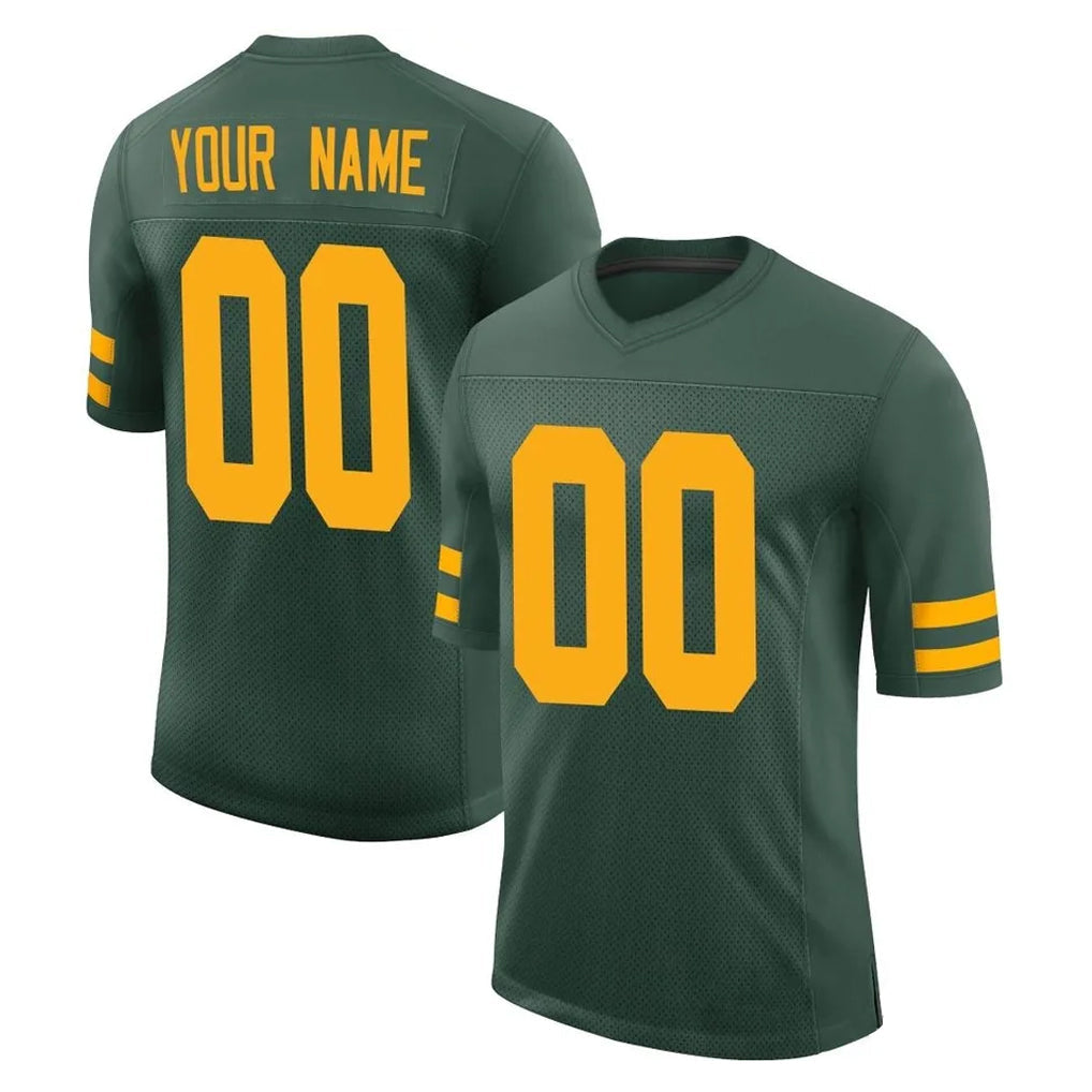 Kooe Custom GB.Packers Green Alternate Vapor Home Game Any Name & Numbers Stitched Jerseys