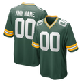 Kooe Custom GB.Packers Green Game Stitched Jerseys