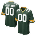 Kooe Custom GB.Packers Green Home Game Any Name & Numbers Stitched Jerseys