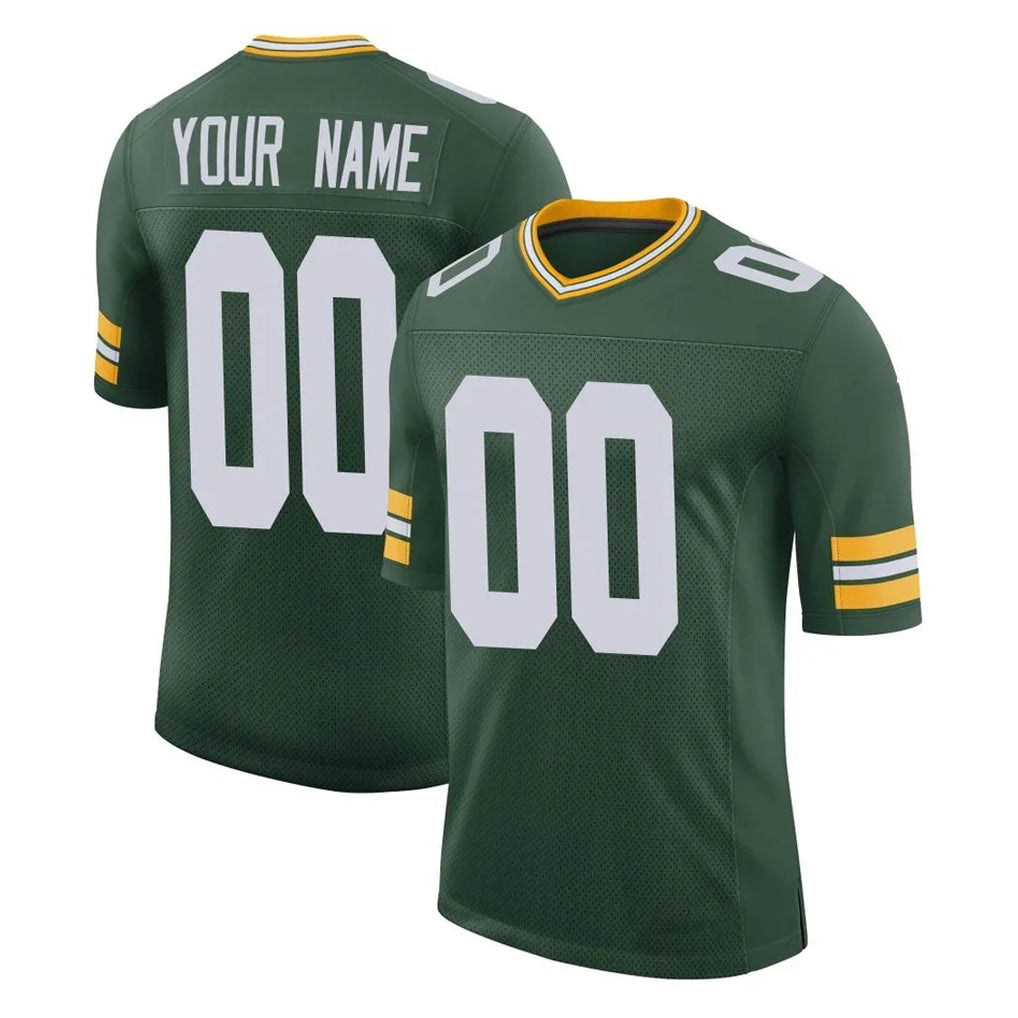 Kooe Custom GB.Packers Green Limited Classic Home Game Any Name & Numbers Stitched Jerseys