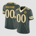 Kooe Custom GB.Packers Green Rivalries Jersey - All Stitched