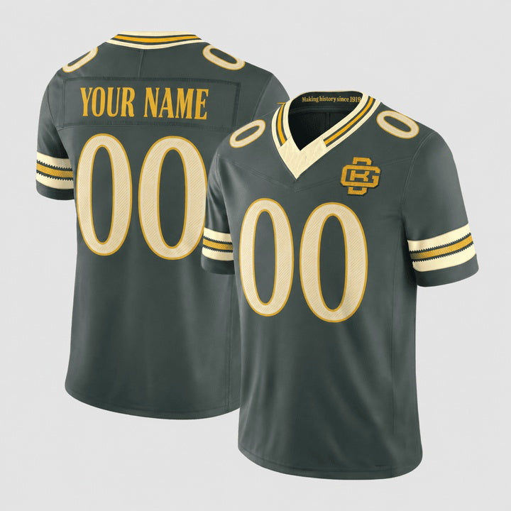 Kooe Custom GB.Packers Green Rivalries Jersey - All Stitched