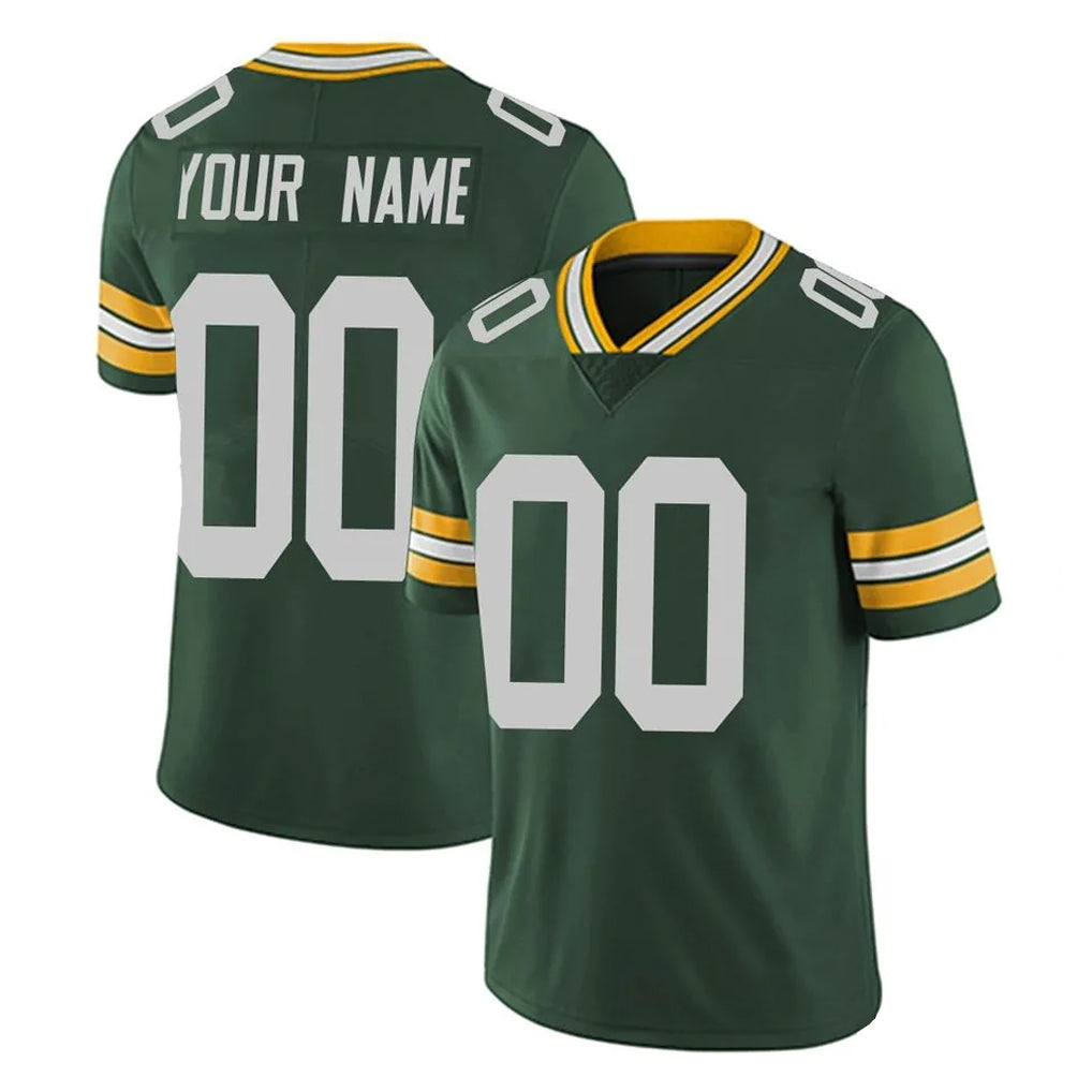 Kooe Custom GB.Packers Green Vapor Untouchable Limited Home Game Any Name & Numbers Stitched Jerseys