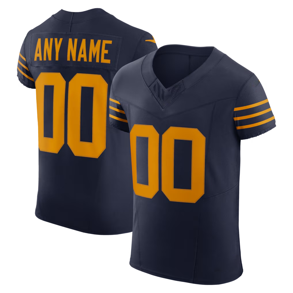 Kooe Custom GB.Packers Navy Alternate Vapor F.U.S.E. Elite Stitched Jerseys