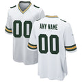 Kooe Custom GB.Packers White Home Game Stitched Jerseys