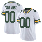 Kooe Custom GB.Packers White Vapor Untouchable Limited Home Game Any Name & Numbers Stitched Jerseys