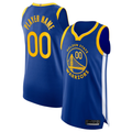 Kooe Custom G.State Warriors Blue 2020-21 Authentic Jerseys - Icon Edition