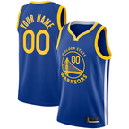 Kooe Custom G.State Warriors Royal 2019-20 Swingman Jerseys - Icon