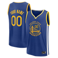 Kooe Custom G.State Warriors Royal Fast Break Jerseys - Icon Edition