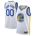 Kooe Custom G.State Warriors White Swingman Jerseys - Association Edition