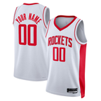 Kooe Custom H.Rockets White 2022-2023 Swingman Stitched Jerseys- Statement Edition