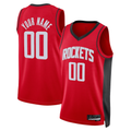 Kooe Custom H.Rockets Red Swingman Stitched Jerseys-Icon Edition