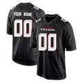 Kooe Custom H.Texans Carbon Black Fashion Home Game Any Name & Numbers Stitched Jerseys