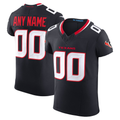 Kooe Custom H.Texans Navy Team Vapor F.U.S.E. Elite Stitched Jerseys