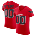 Kooe Custom H.Texans Red Alternate Vapor F.U.S.E. Elite Stitched Jerseys