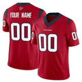 Kooe Custom H.Texans Red Limited Vapor F.U.S.E. Home Game Any Name & Numbers Stitched Jerseys