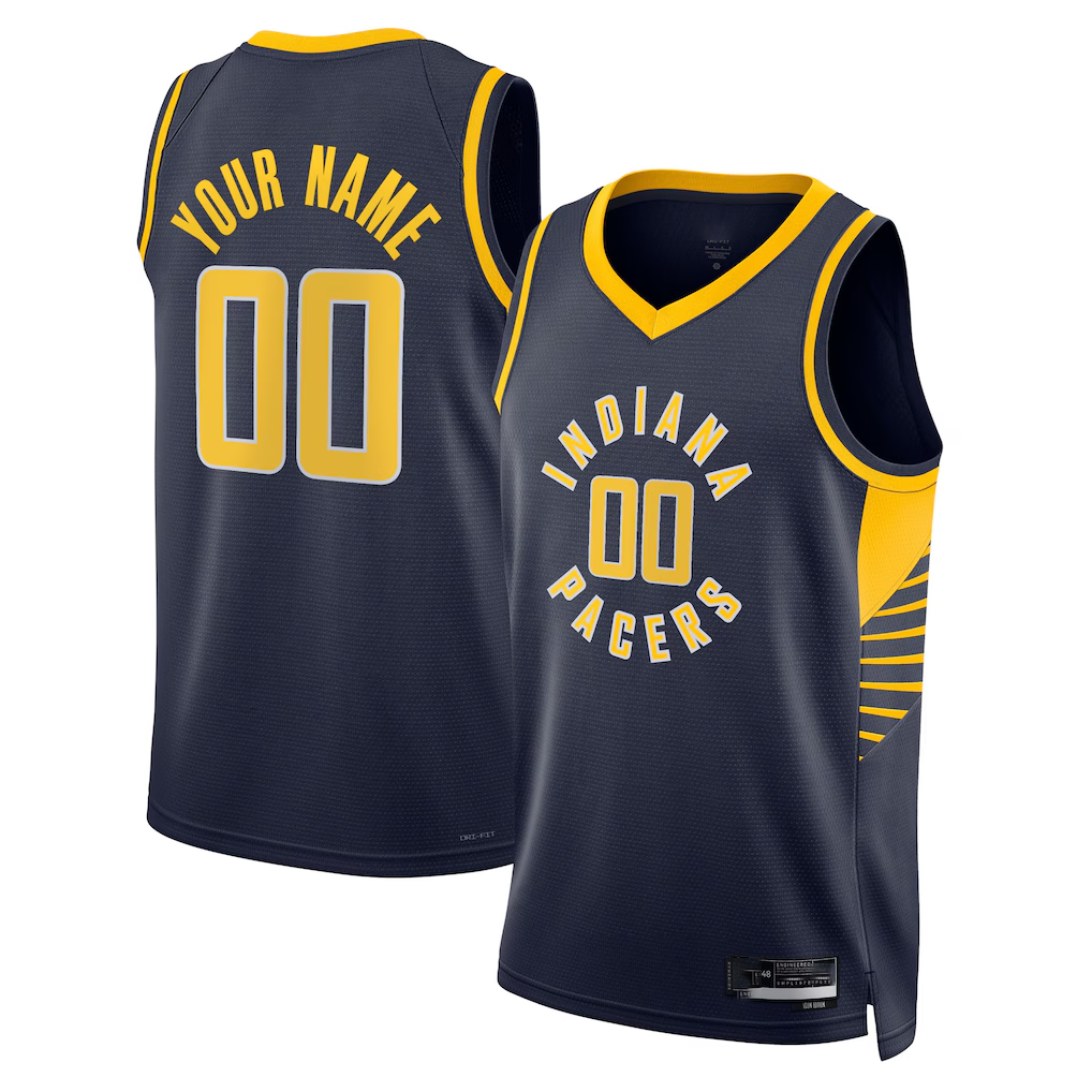 Kooe Custom I.Pacers Navy 202223 Swingman Jerseys - Icon Edition