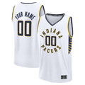 Kooe Custom I.Pacers  White Fast Break Jerseys - Icon Edition