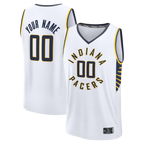 Kooe Custom I.Pacers  White Fast Break Jerseys - Icon Edition