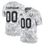 Kooe Custom IN.Colts Arctic Camo Salute To Service Limited Game Any Name & Numbers Stitched Jerseys