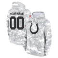 Kooe Custom IN.Colts Arctic Camo Salute to Service Hoodies Limited Game Any Name & Numbers Stitched Jerseys