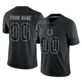 Kooe Custom IN.Colts Black Reflective Limited Game Any Name & Numbers Stitched Jerseys