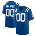 Kooe Custom IN.Colts Royal Game Stitched Jerseys
