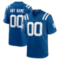 Kooe Custom IN.Colts Royal Home Game Any Name & Numbers Stitched Jerseys