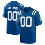 Kooe Custom IN.Colts Royal Home Game Any Name & Numbers Stitched Jerseys